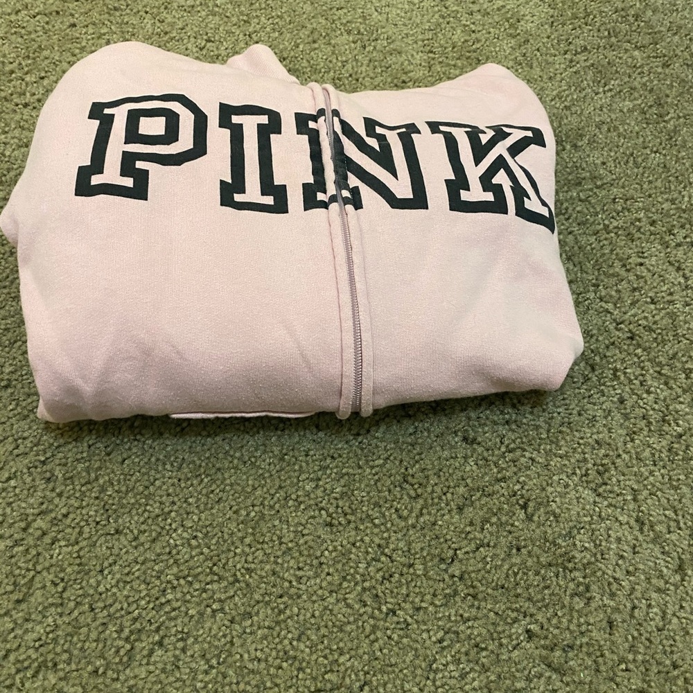 Pink zip up